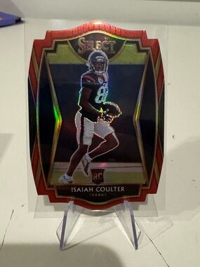 🔥 2020 Isaiah Coulter Panini Select Silver Die Cut Prizm. Mint condition